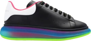 Alexander McQueen Oversized Sneaker Transparent Sole - Black Gradient, black