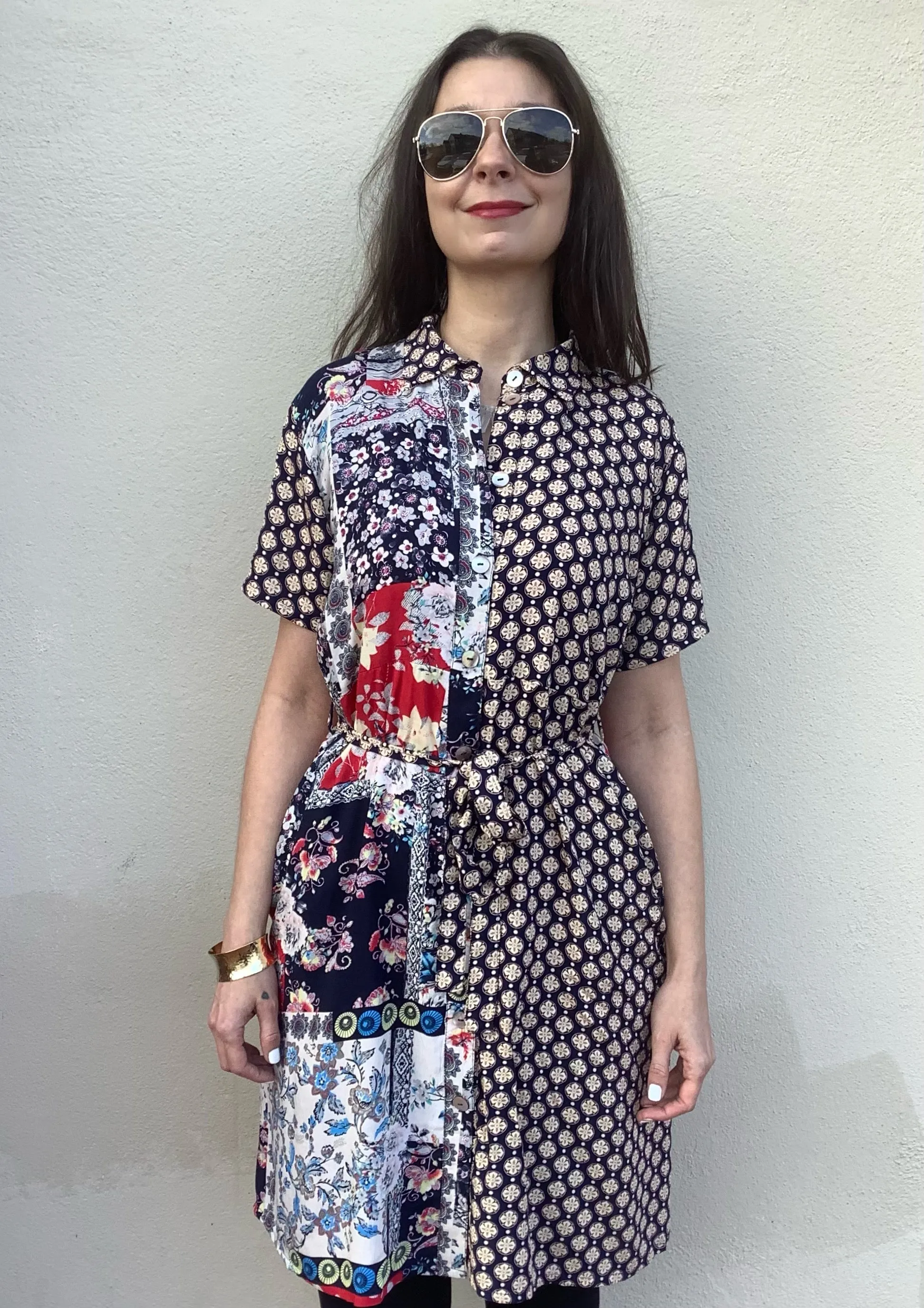 Allie Patchwork Dress