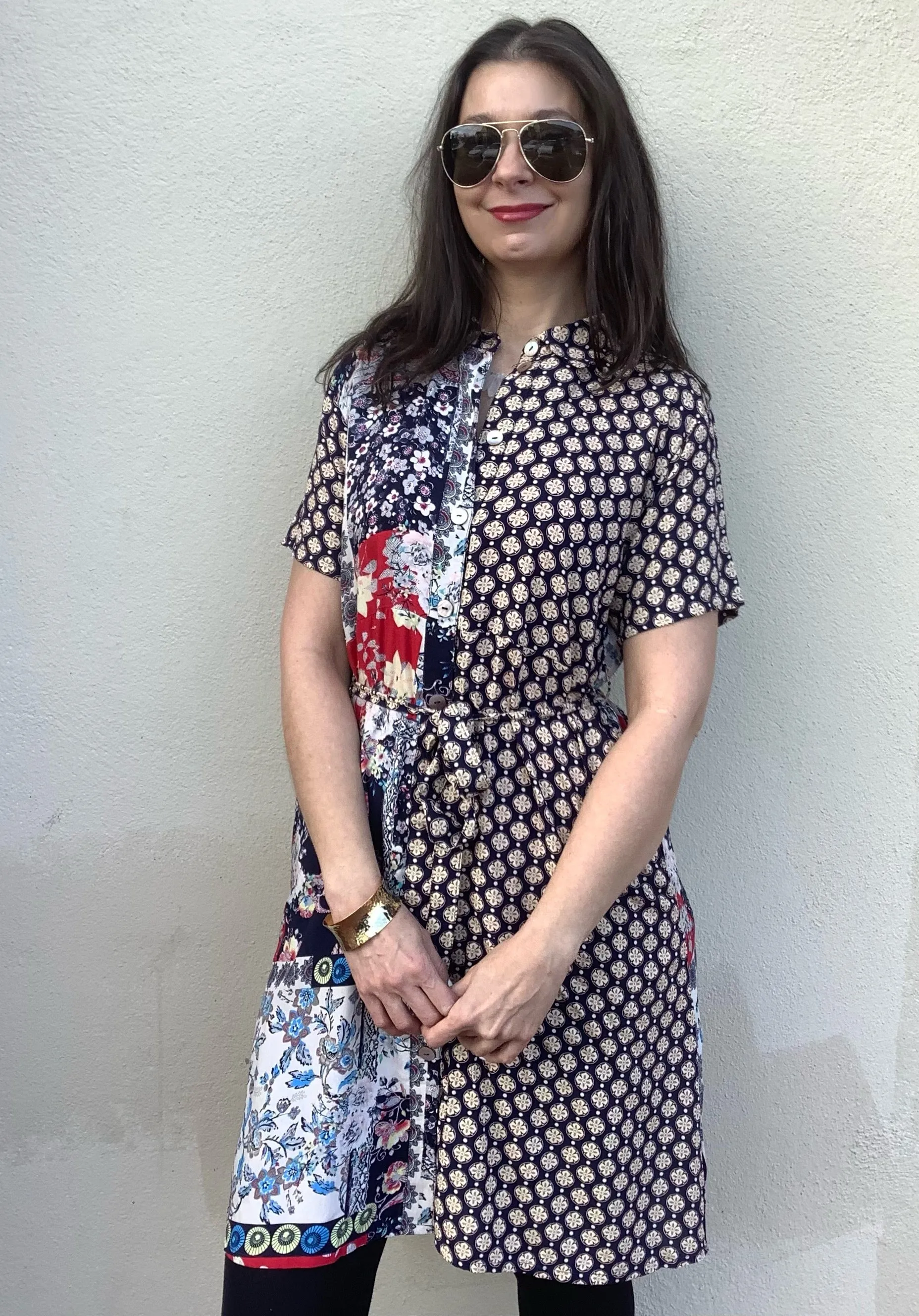 Allie Patchwork Dress