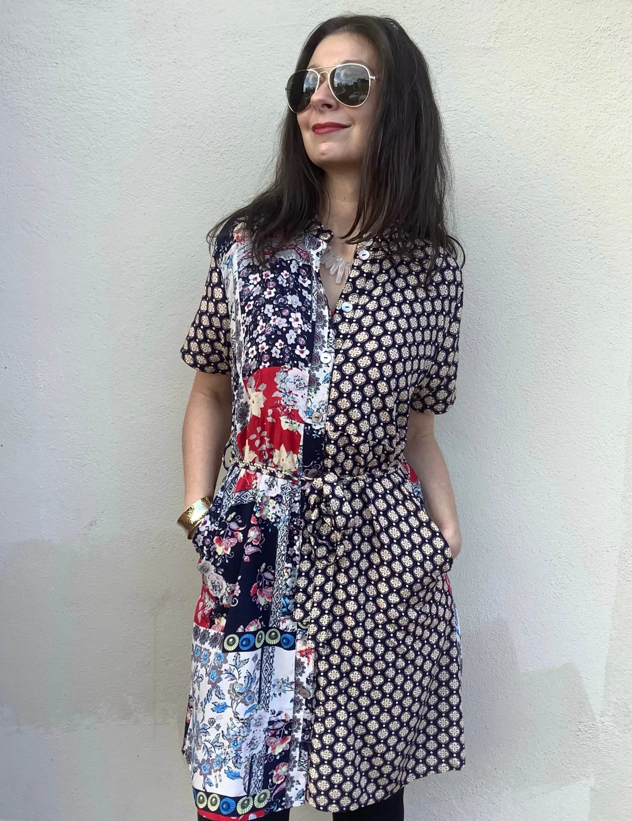 Allie Patchwork Dress