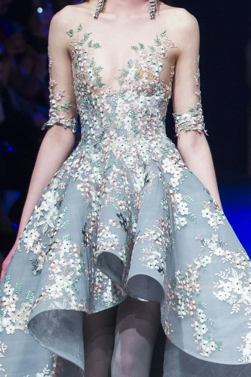 Asymmetrical Couture Dress