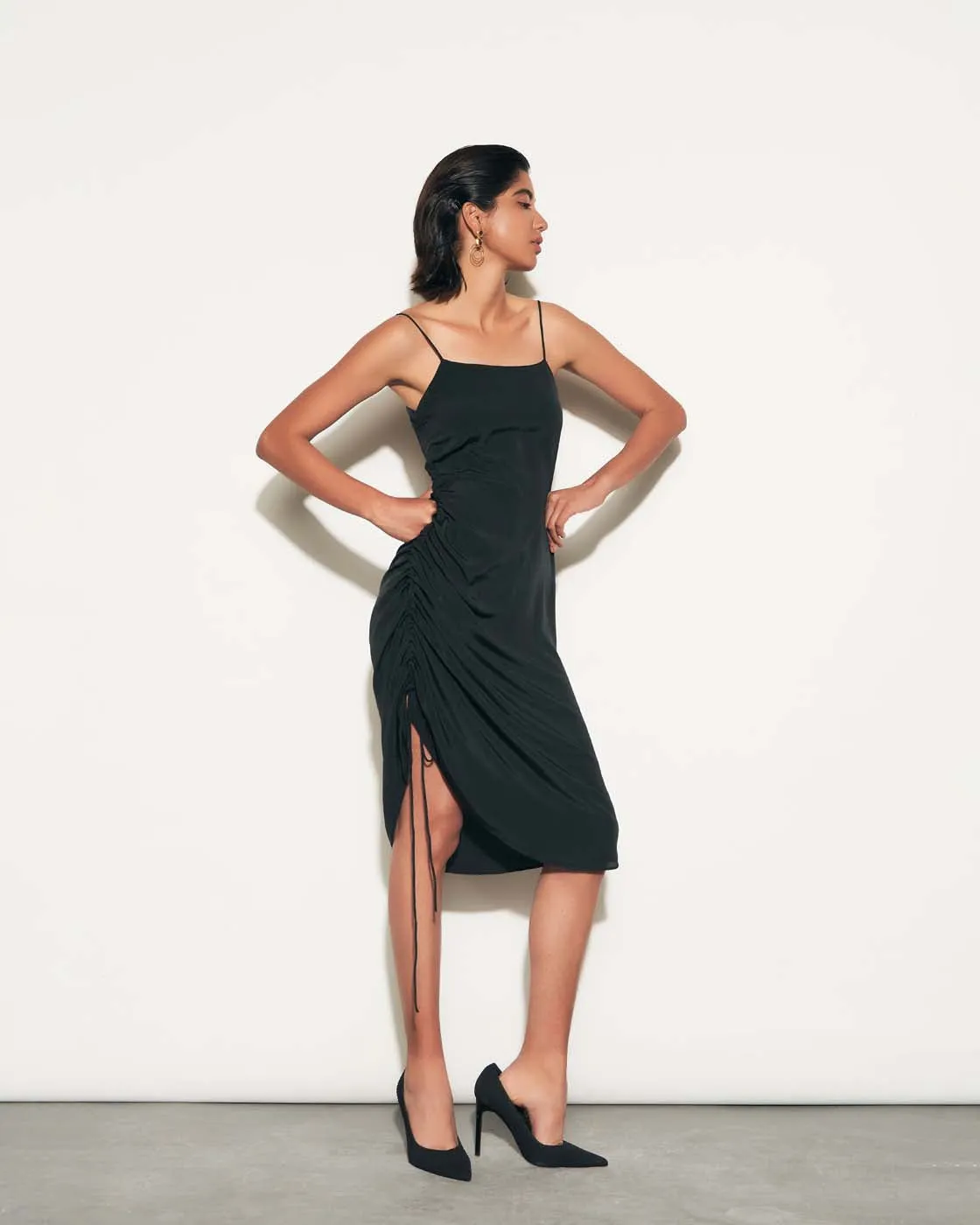Asymmetrical Stripe dress