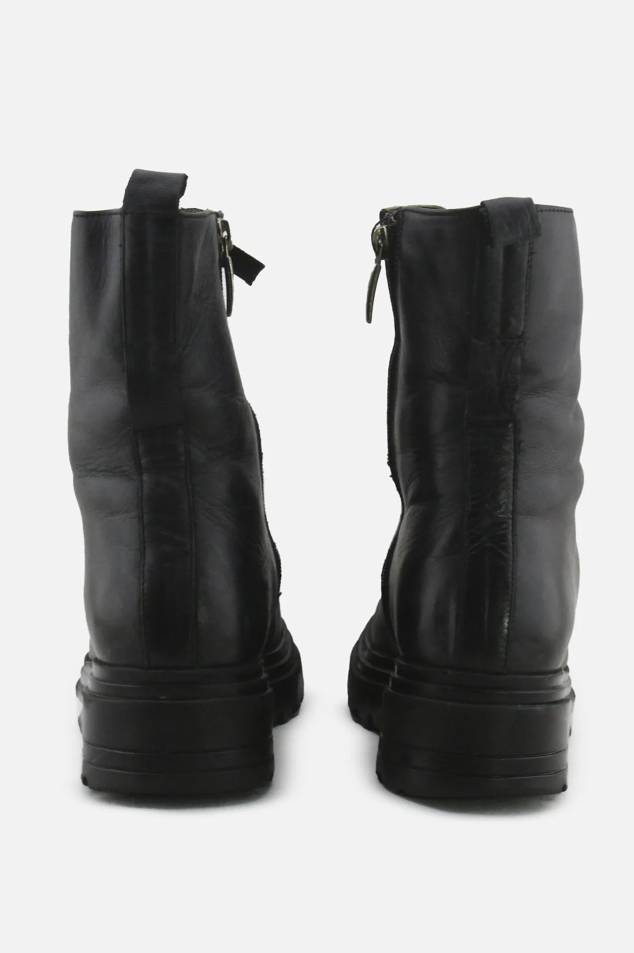 Badura Zipper Laces Combat Boots | 100% Authentic Leather