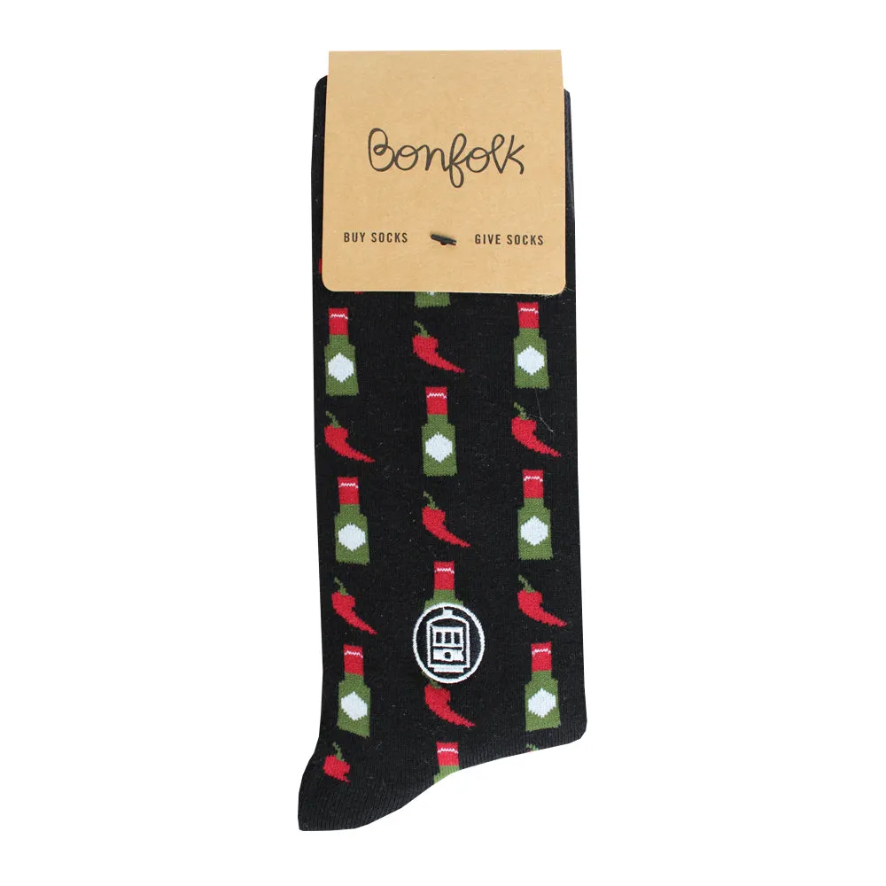 Bonfolk Hot Sauce Socks