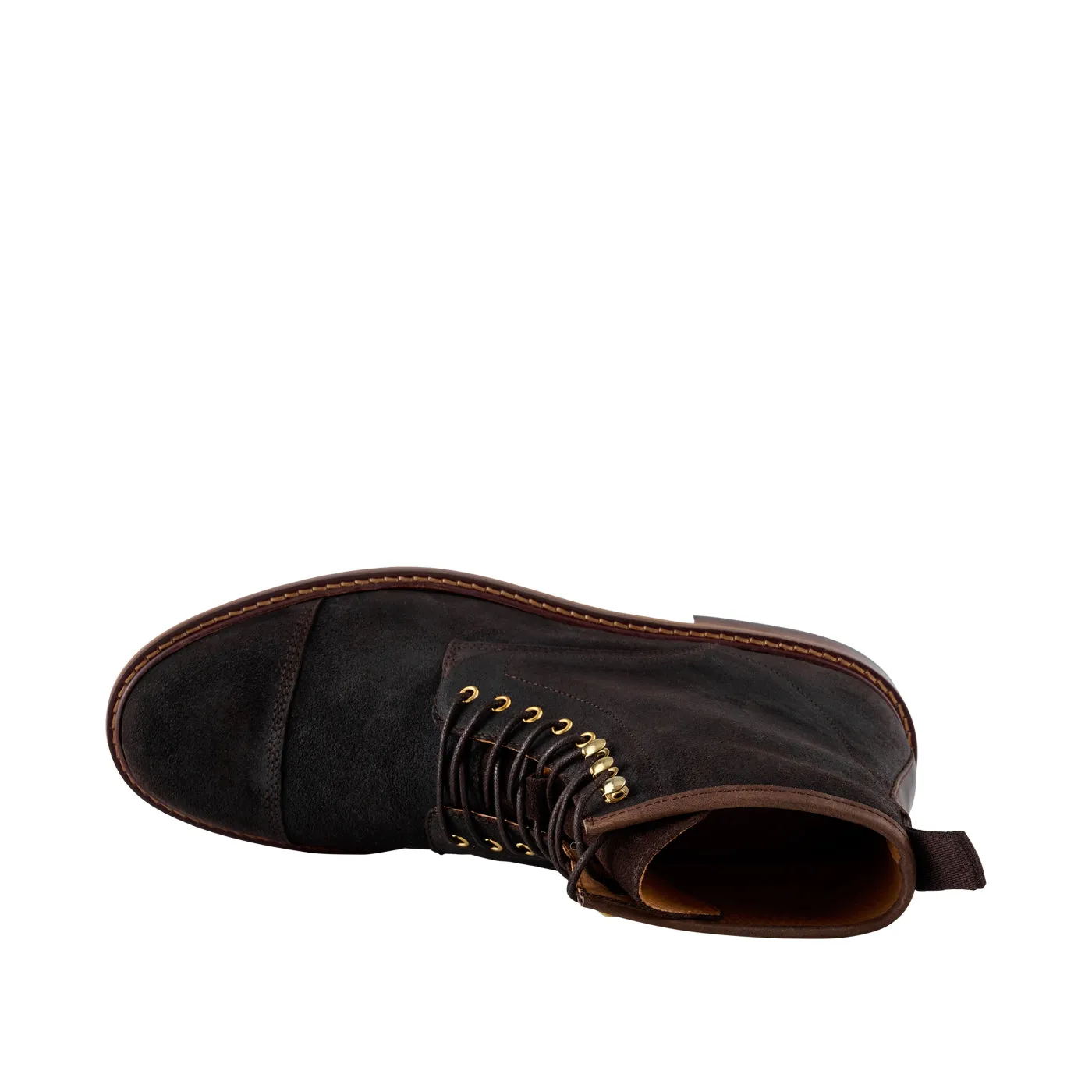 Curtis boot waxed - BROWN
