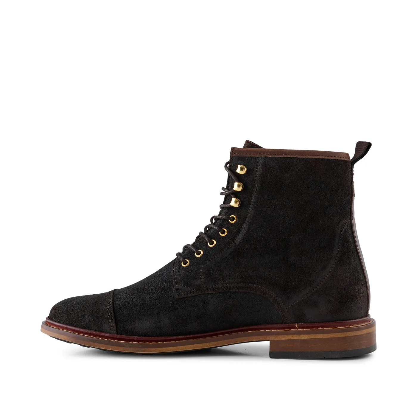Curtis boot waxed - BROWN