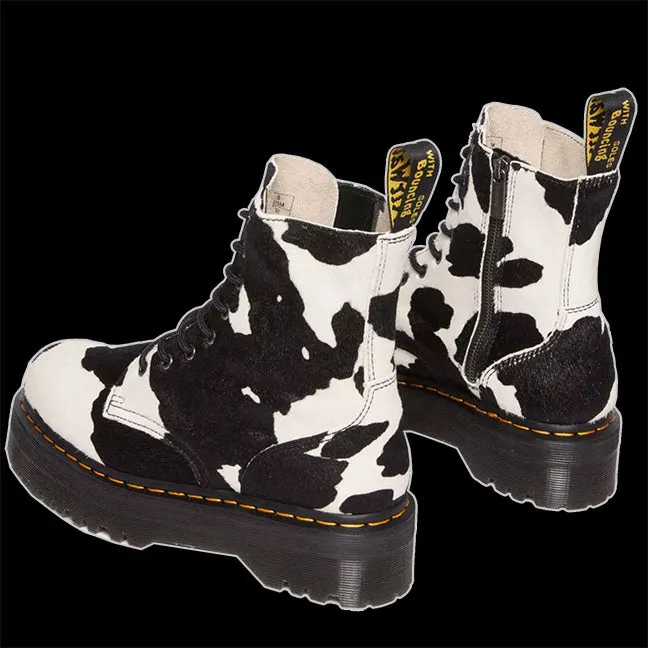 Dr Martens - Jadon Boot Hair-On-Cow Print Platforms