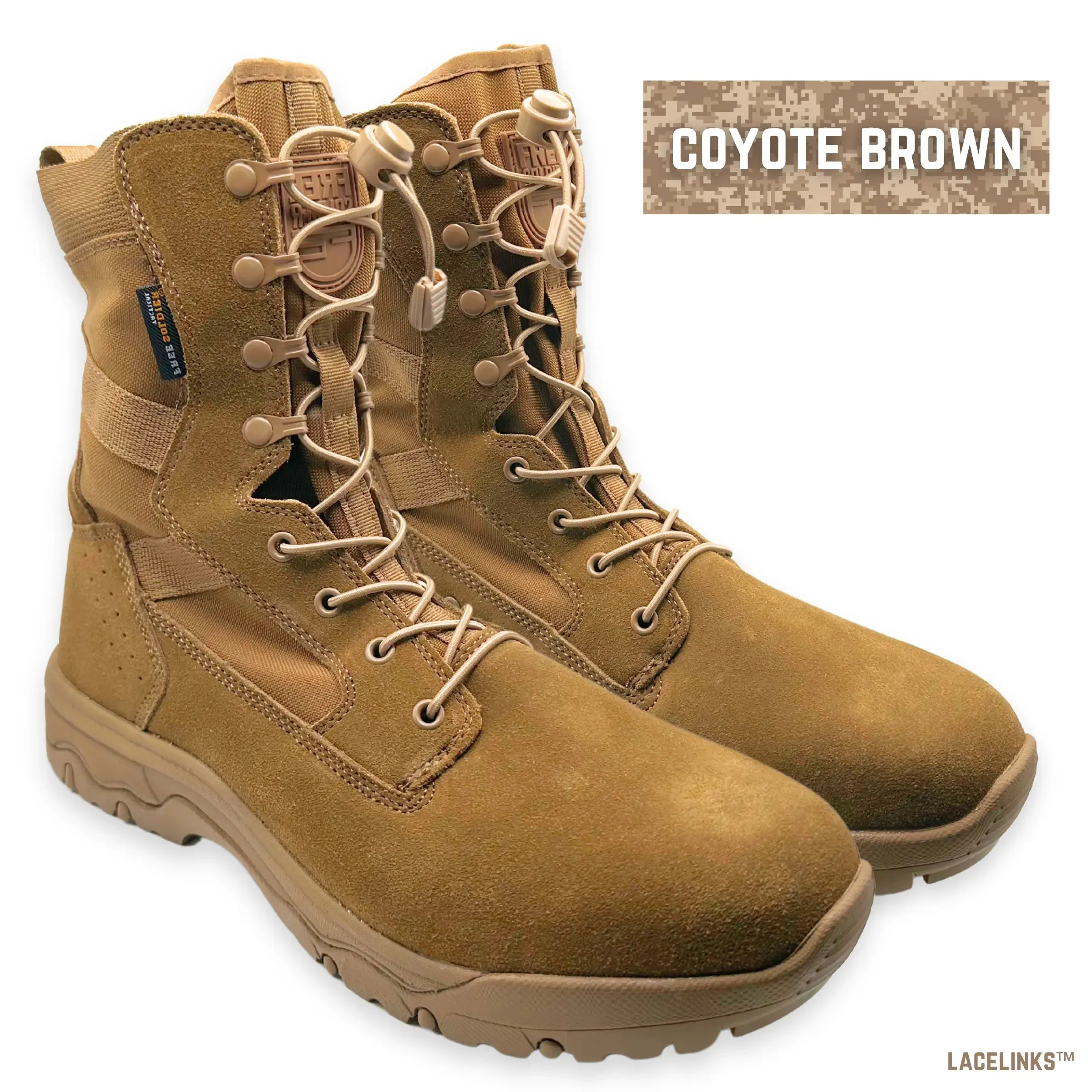 Elastic Combat Bootlaces