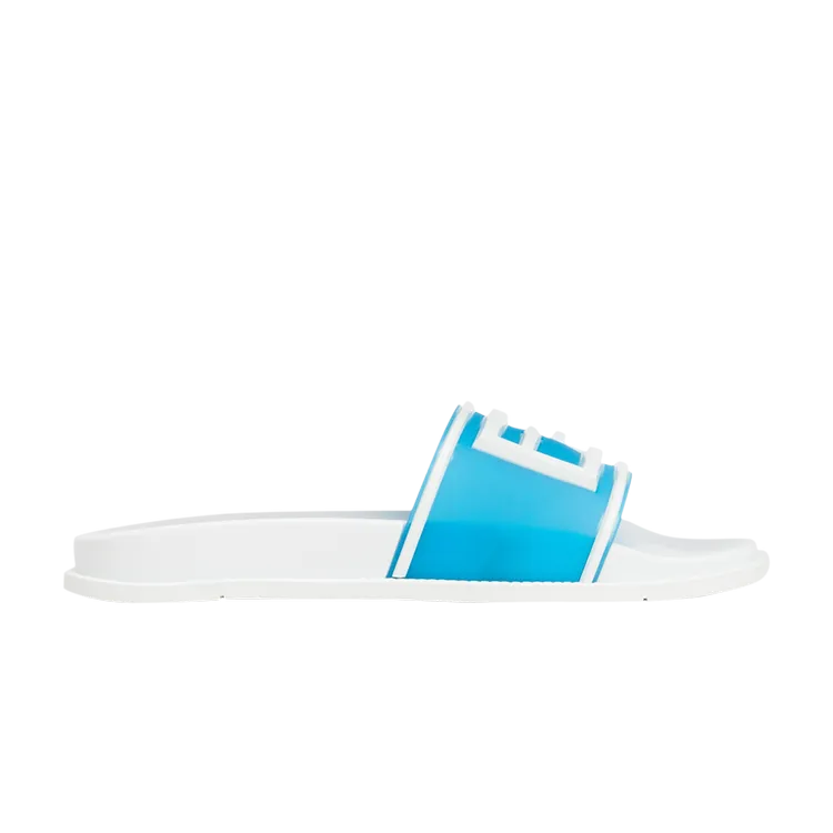 Fendi Slides 'Transparent Blue Sea' sneakers, white