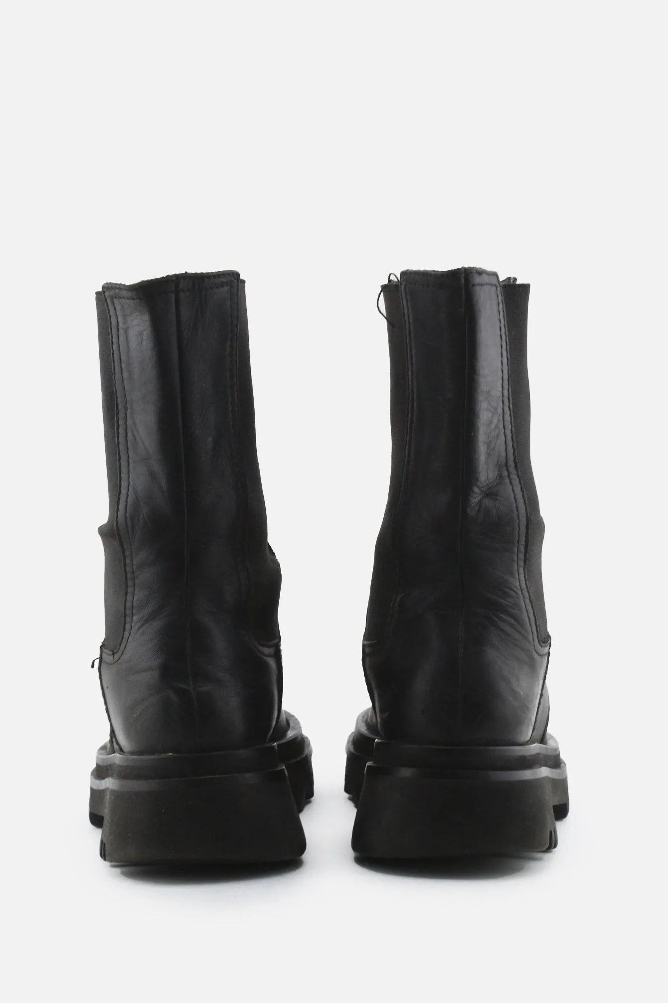 Flexi Light Stretchable Combat Ankle Boots | 100% Authentic Leather