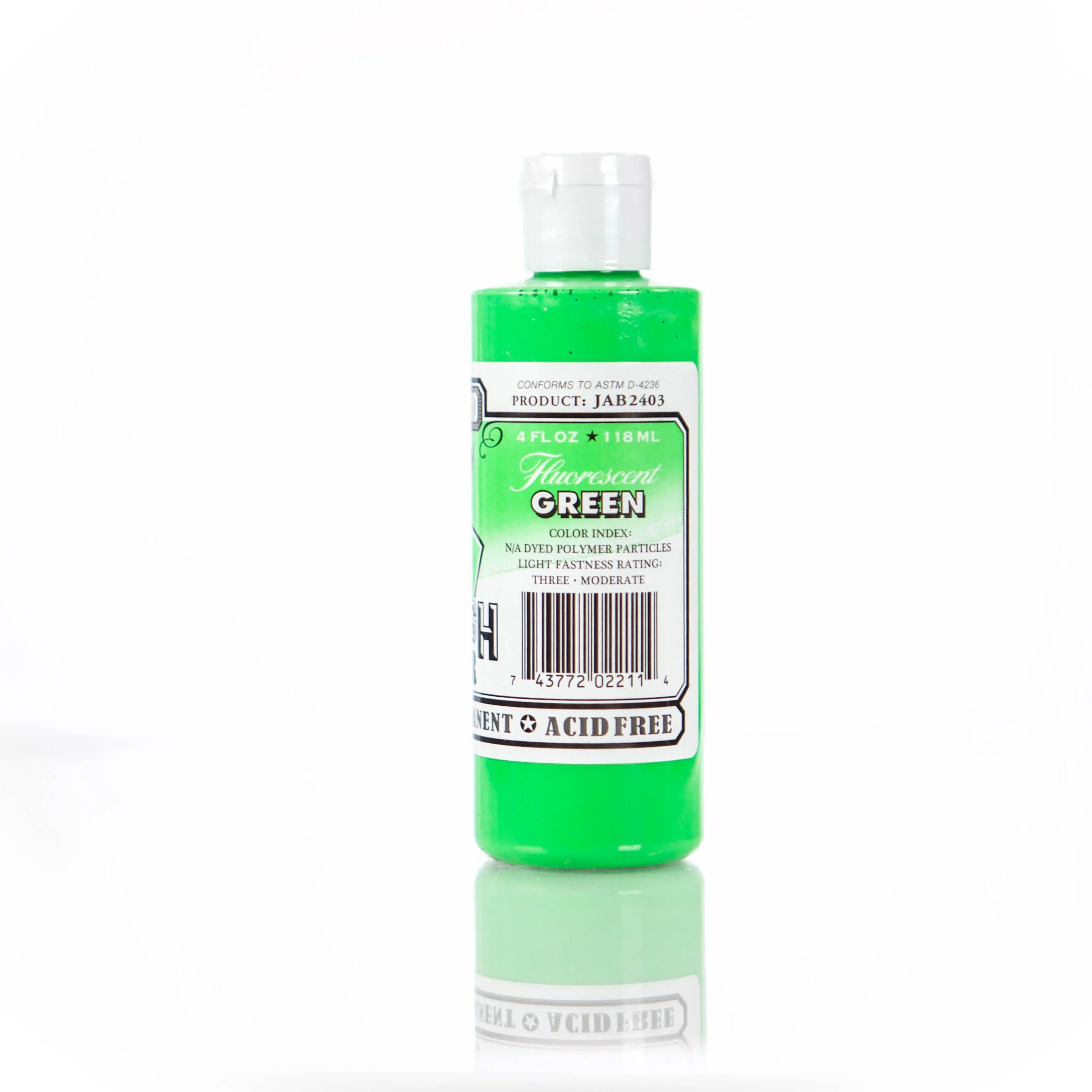 Fluorescent Green Jacquard Airbrush Paint