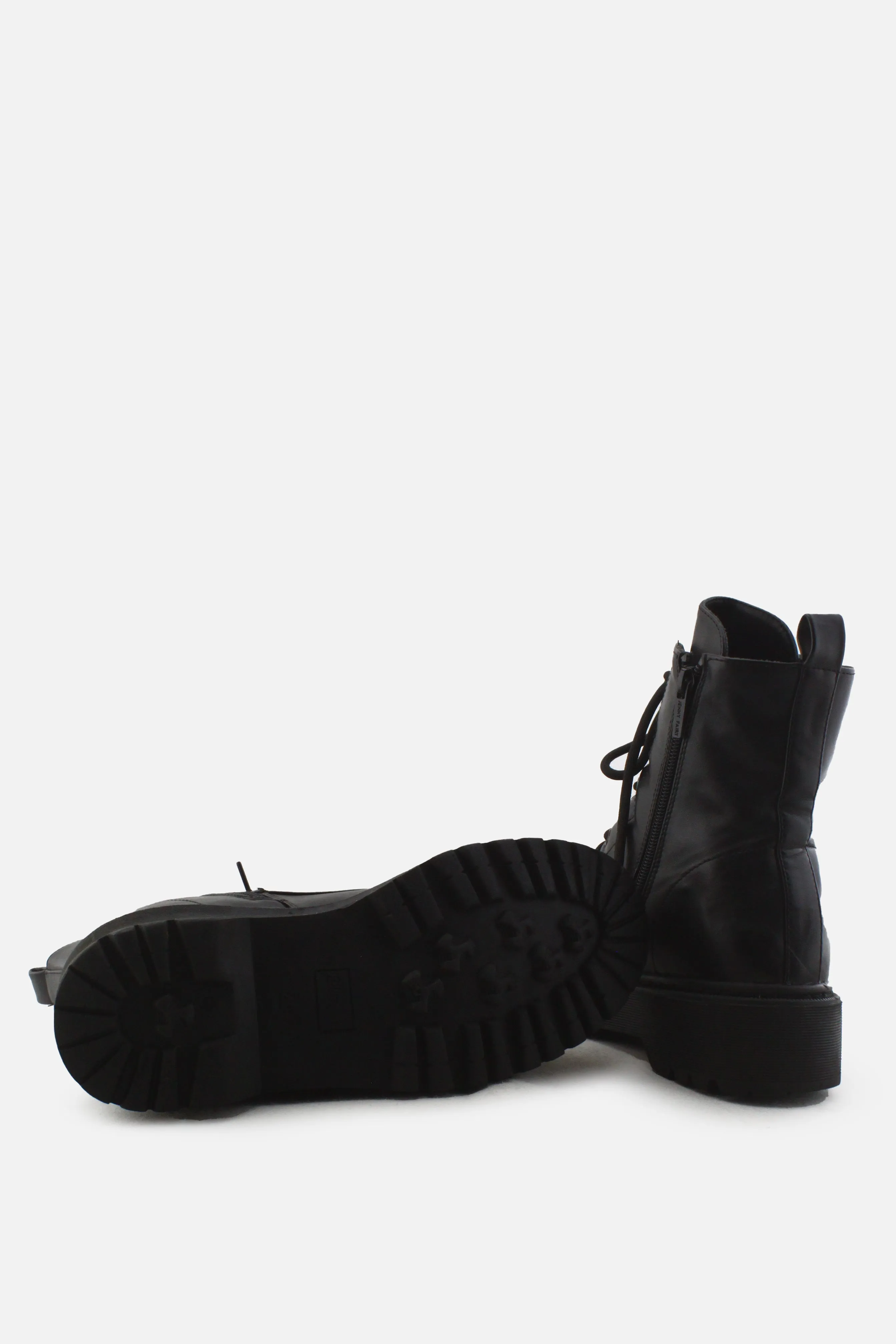 Jenny Fairy Zipper Laces Combat Boots | 100% Authentic Leather