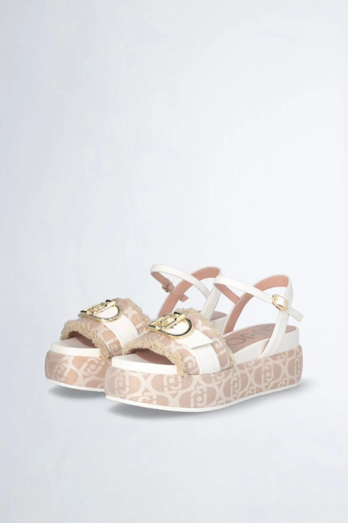 Liu Jo - Platform Monogram Sandals