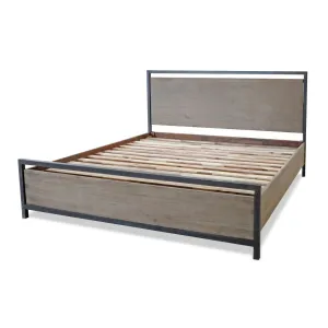 Lofton Platform Bed ACACIA/IRON