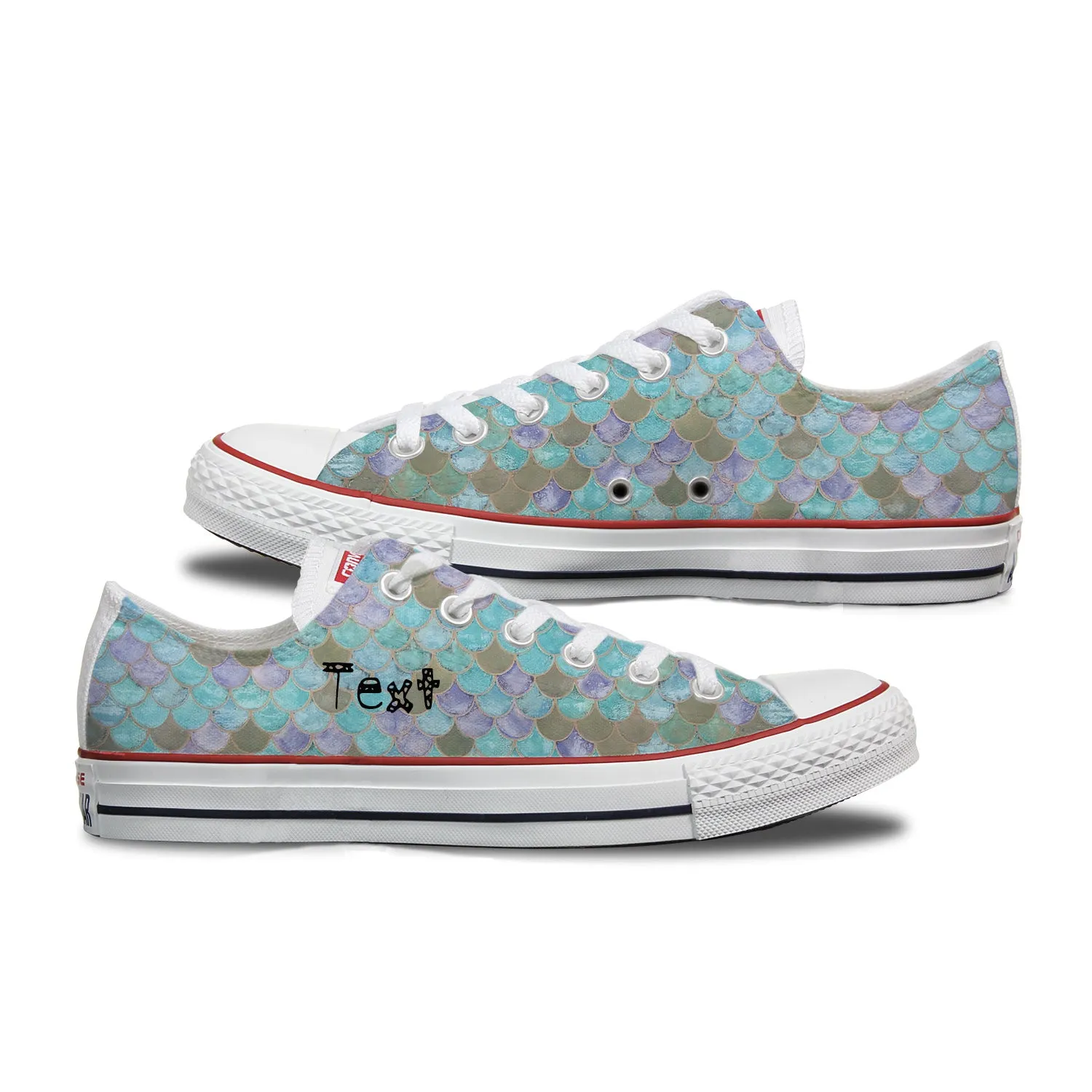 Mermaid Scale Custom Chuck Taylor