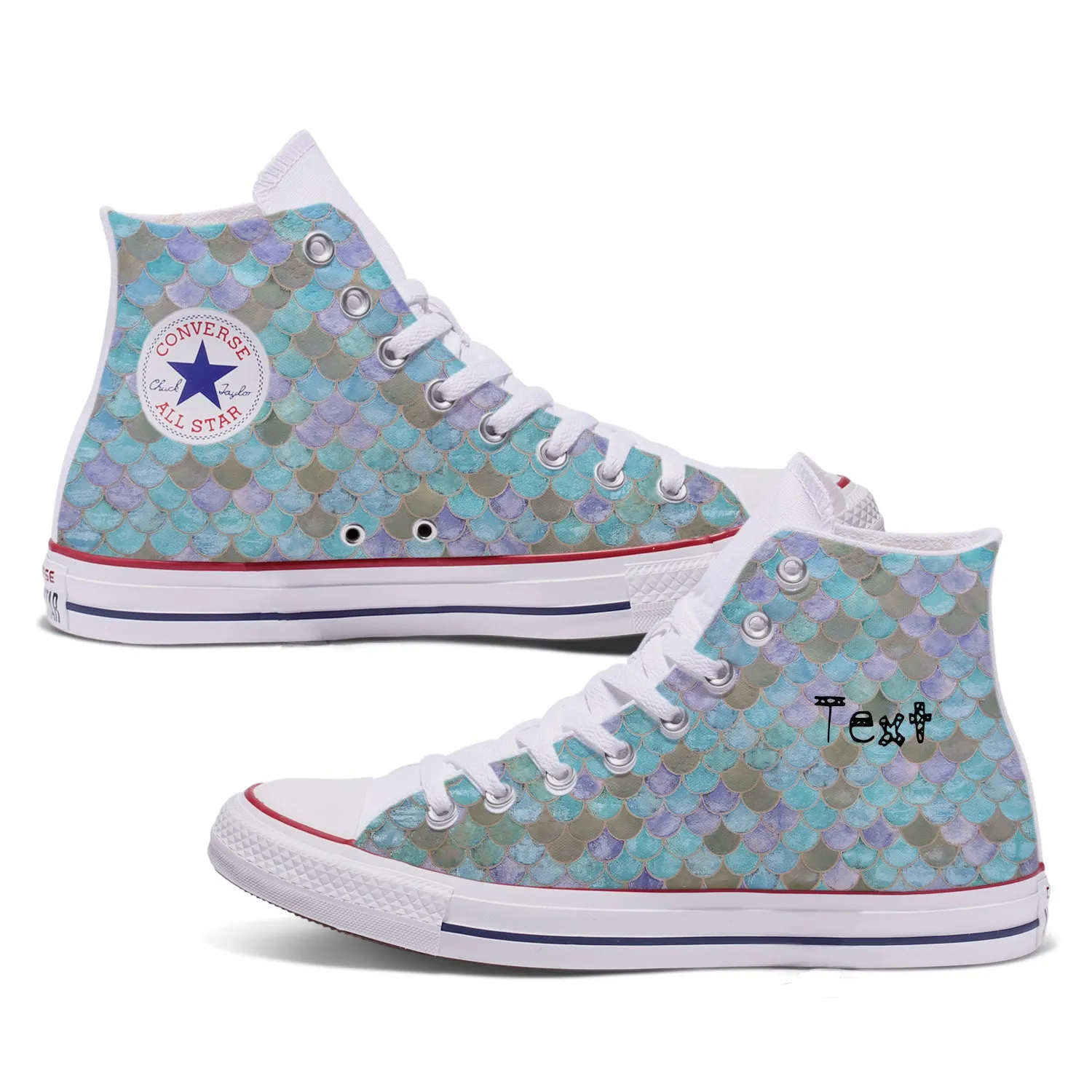 Mermaid Scale Custom Chuck Taylor