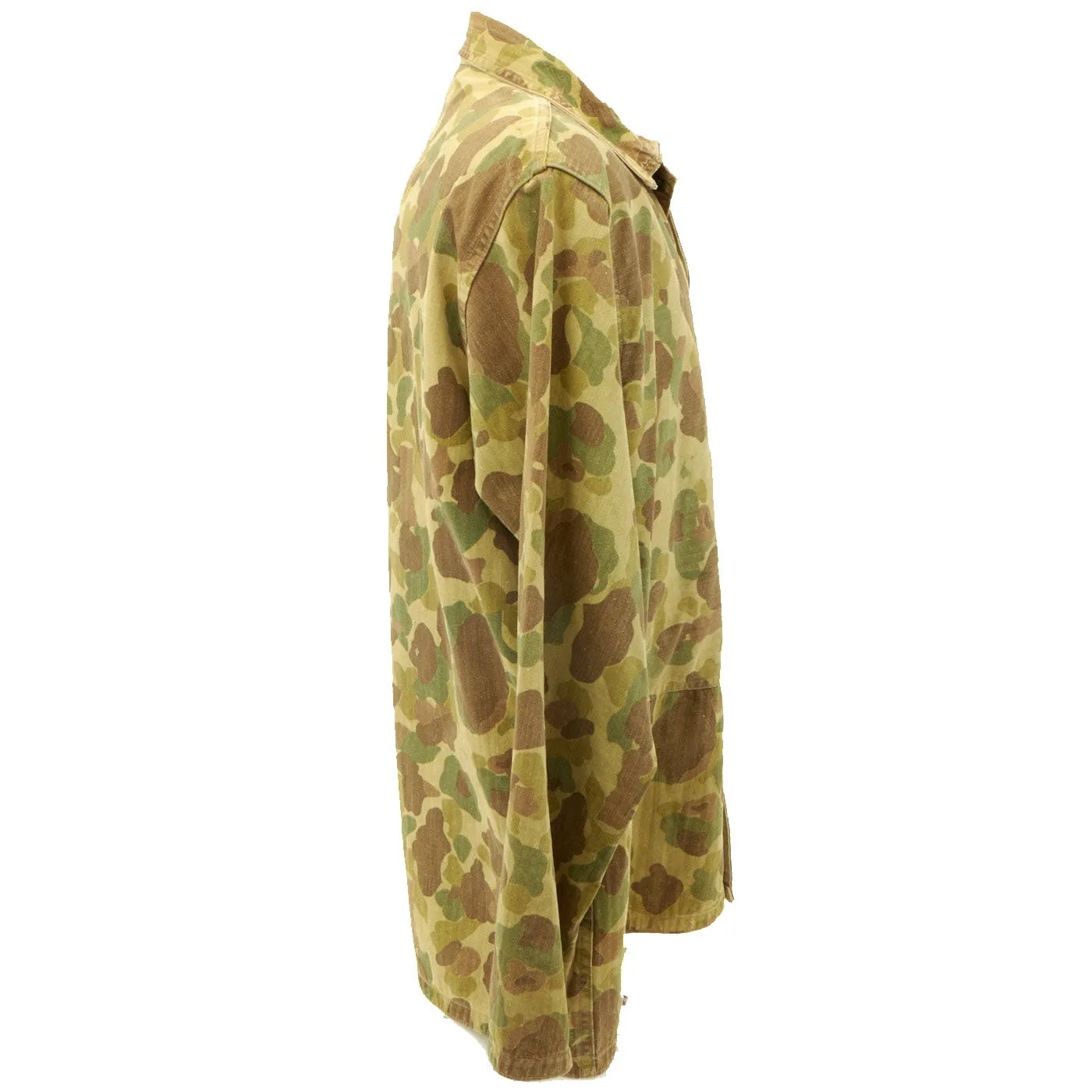 Original U.S. WWII USMC P44 Frogskin Reversible Camouflage HBT Shirt