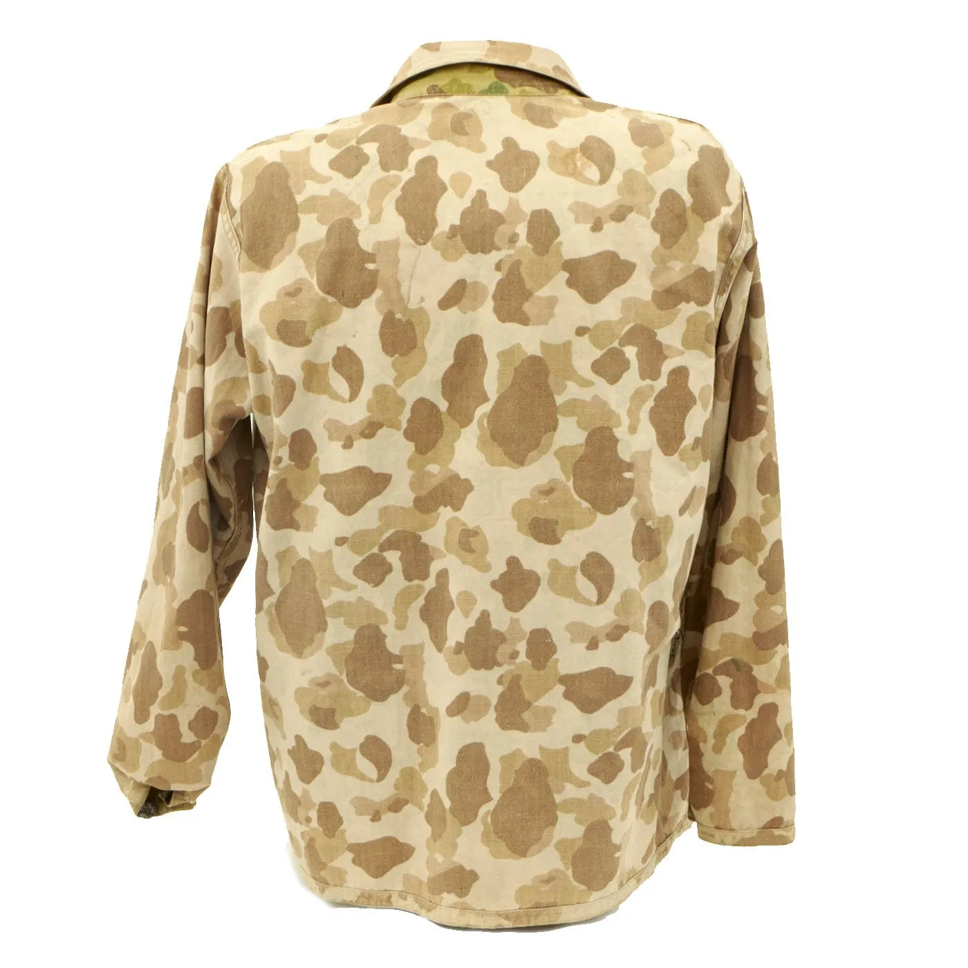 Original U.S. WWII USMC P44 Frogskin Reversible Camouflage HBT Shirt