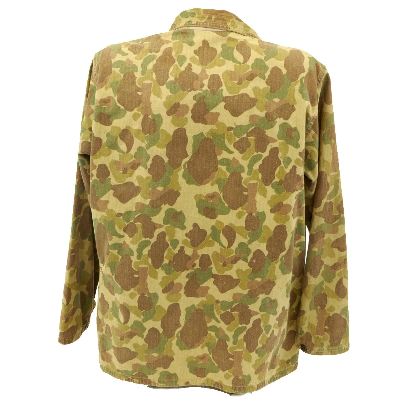 Original U.S. WWII USMC P44 Frogskin Reversible Camouflage HBT Shirt