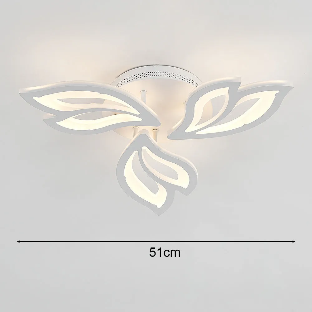 Petal-Shaped LED Dimmable Energy-efficient Semi Flush Ceiling