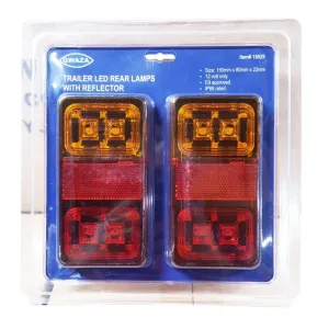 Rear LED Trailer Lights 12v