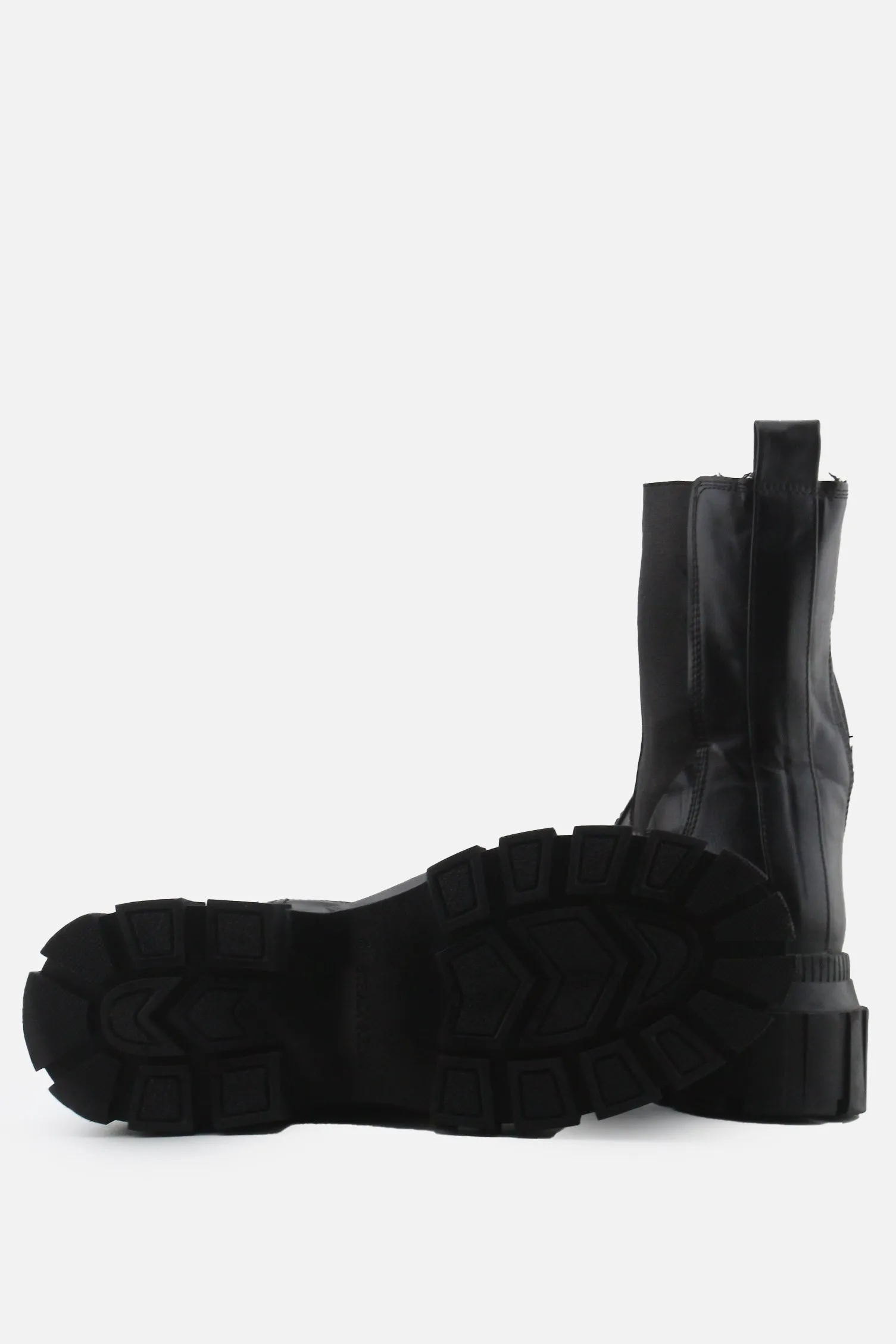Stradivarius Stretchable Combat Boots | 100% Authentic Leather