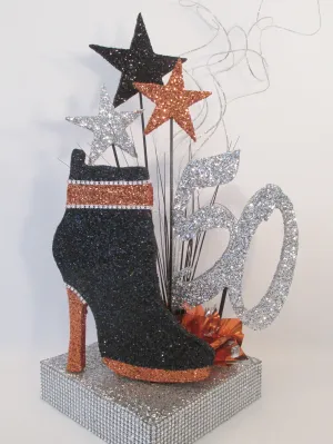 Styrofoam Shoe Boot  & Stars Centerpiece