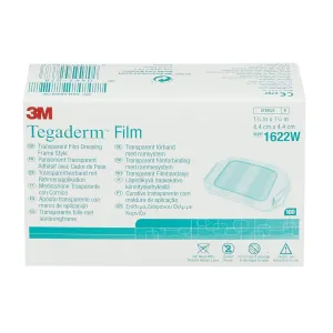 Tegaderm Transparent Adhesive Film Dressing Picture Frame Style 1-3/4" x 1-3/4"