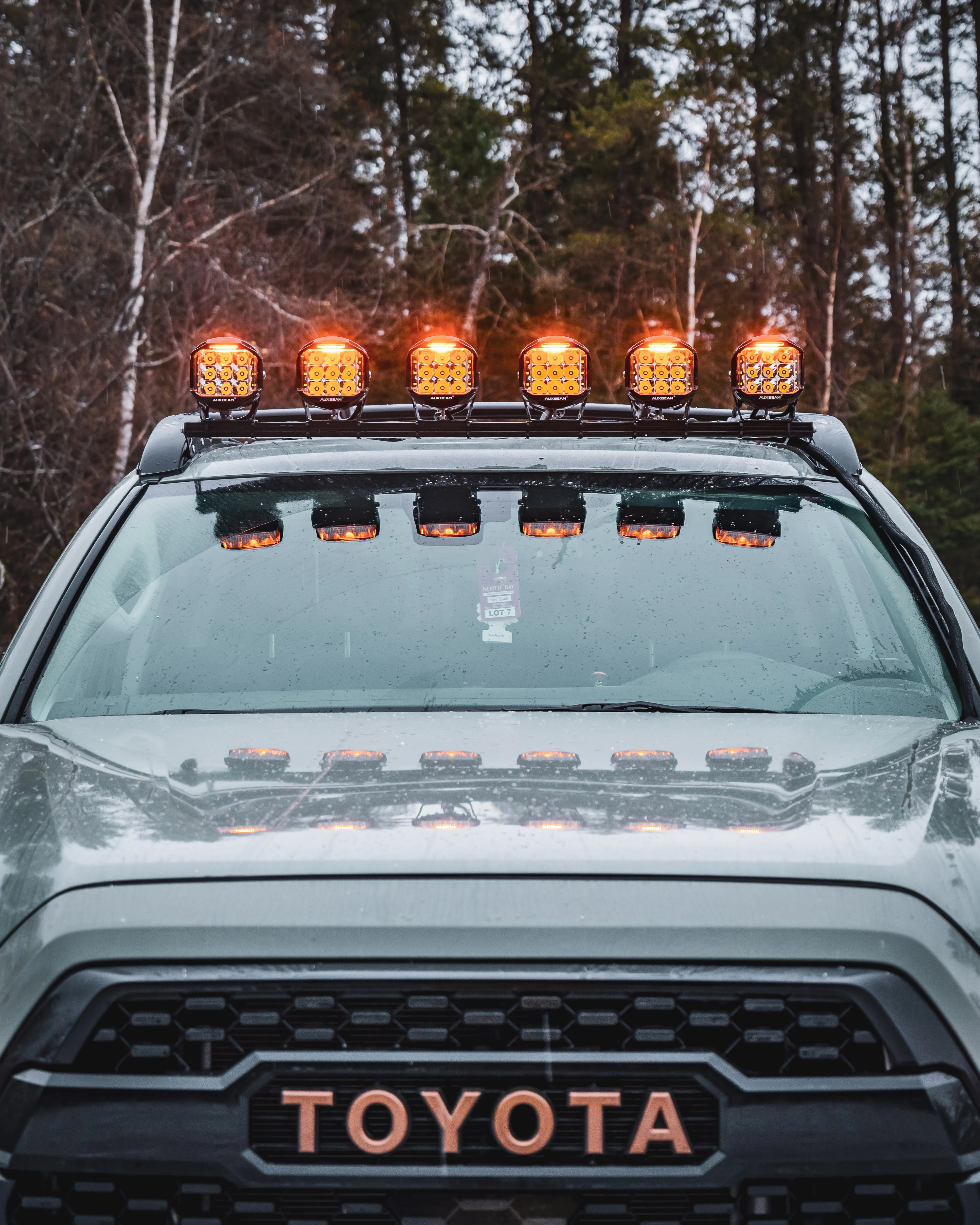 V-MAX Series | 5 Inch 168W 16440LM Combo Beam Side Shooter LED Round Pod Lights with Amber DRL